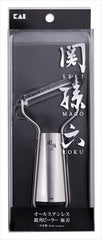 【貝印】關孫六 全不鏽鋼銳角削皮器 極刃
